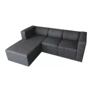 L-Shaped Fabric Sofa